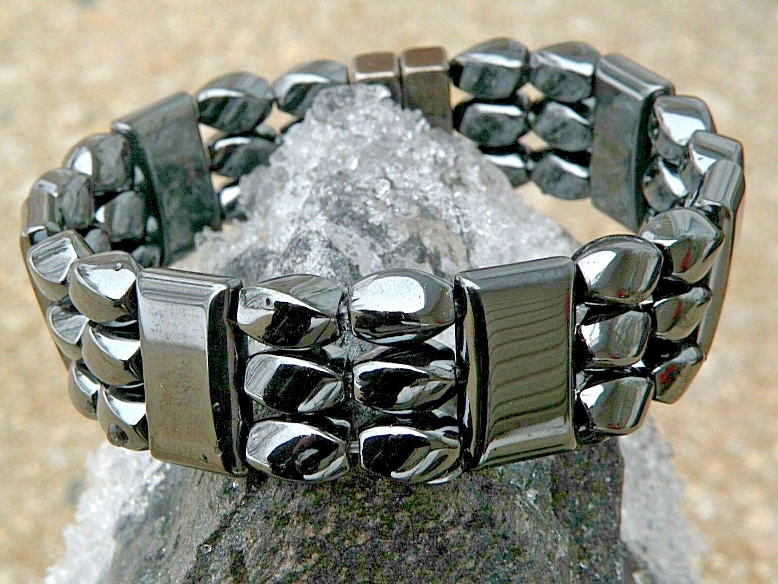 Men’s Women’s Magnetic Bracelet Anklet Necklace 3 Row