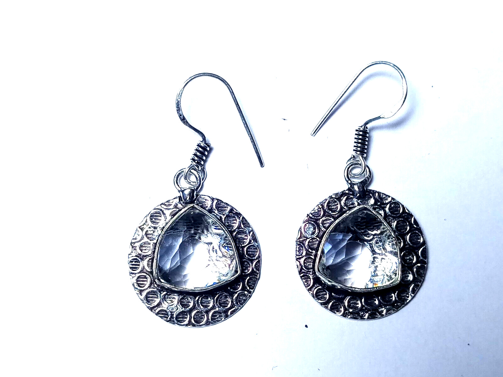 Hydro Crystal Gemstone Handmade Earring Jewelry Earring Size 1.5 Inches