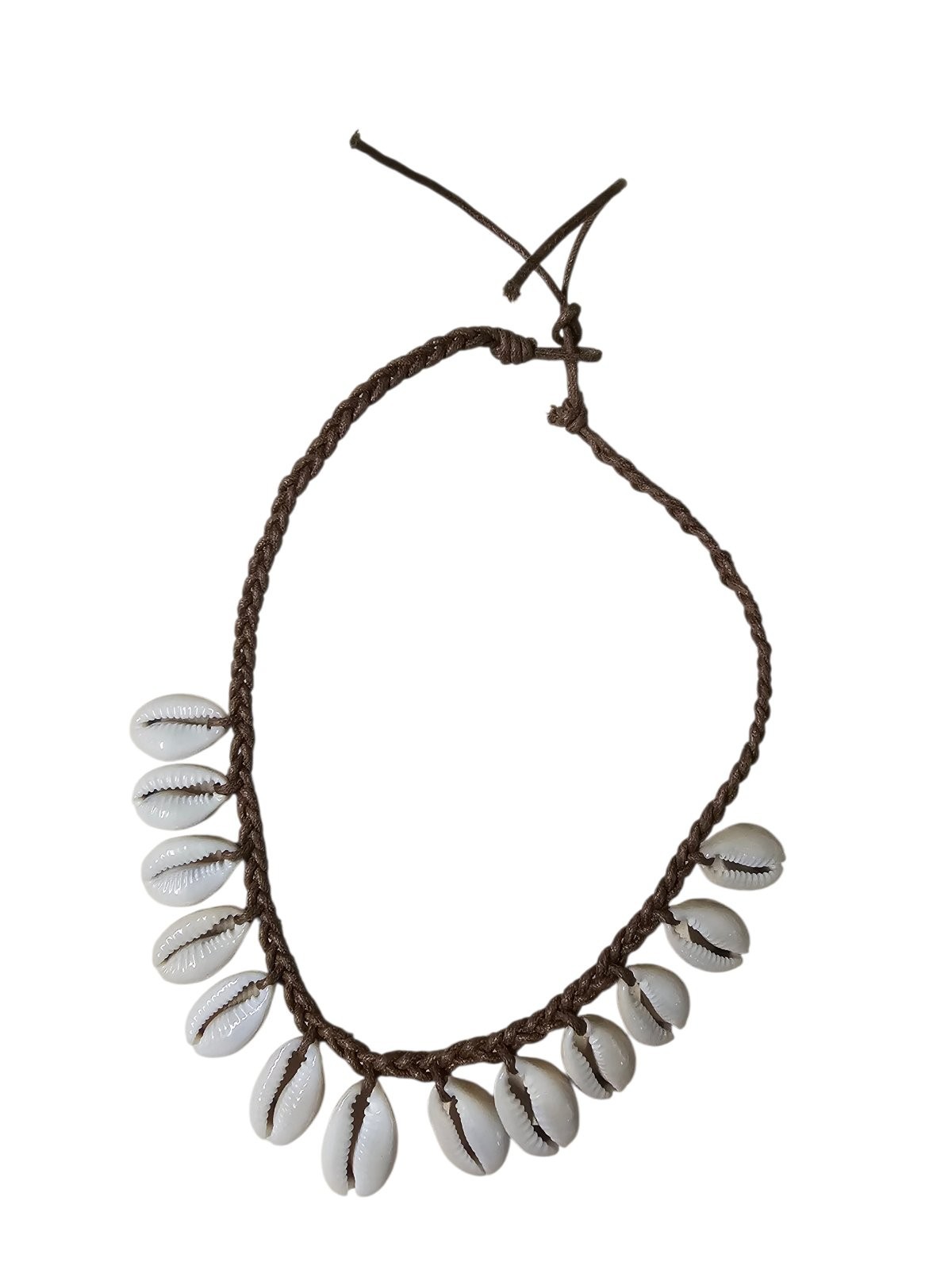 Handmade Cowrie Shell Necklace choker 15″