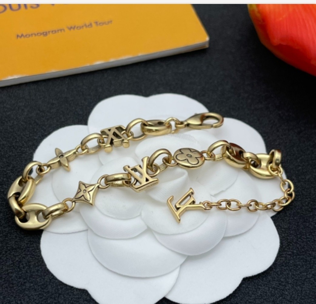 LOUIS VUITTON Bracelet Monogram Colorful Beautifull Excellent Goregeous