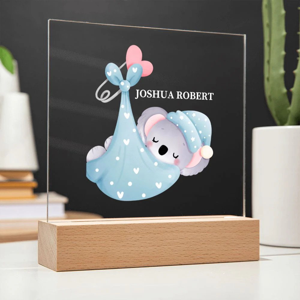 Personalized Koala Night Light for Nursery