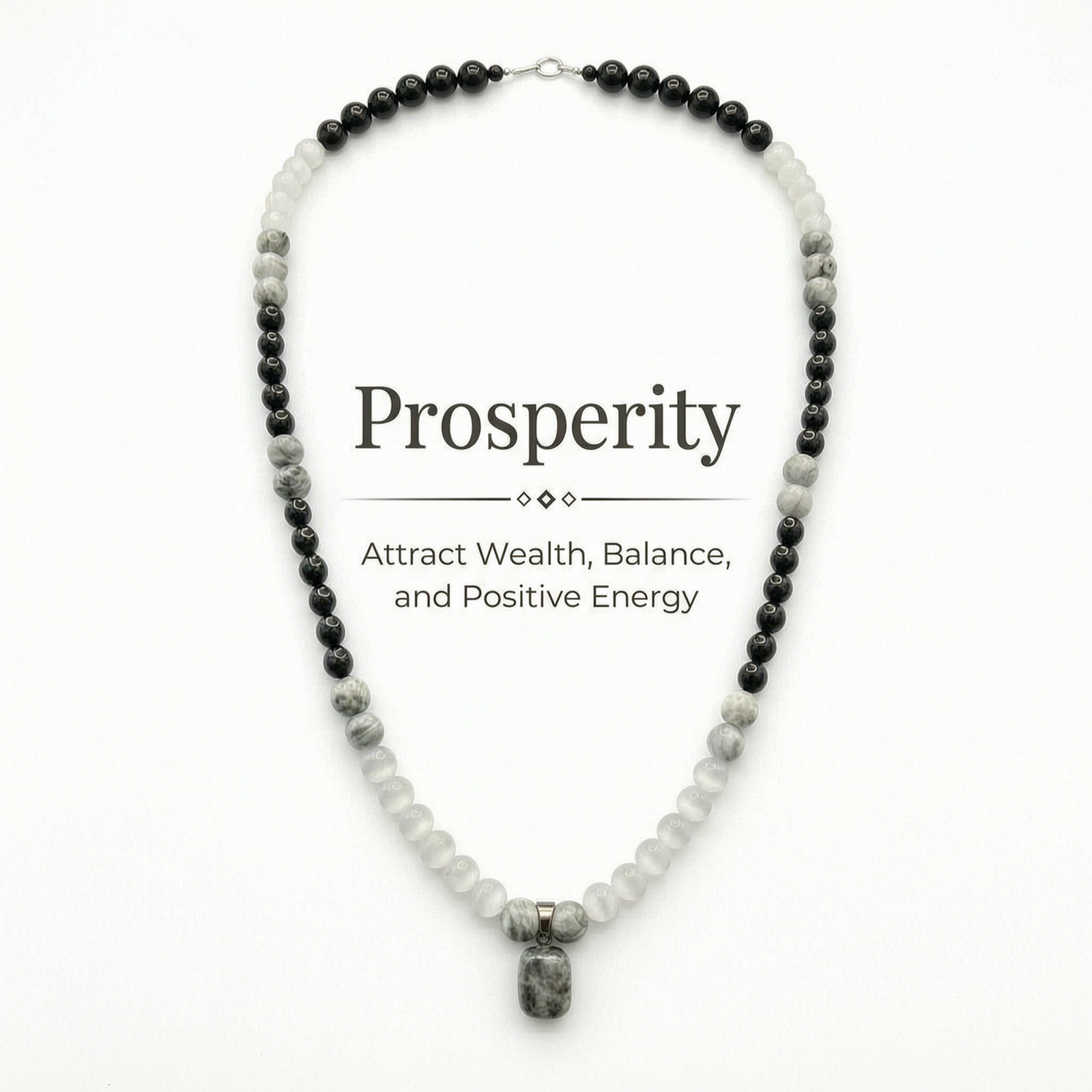 Luck Money Attraction Necklace & Tiger Eye Pendant for Women Men Friends Gifts