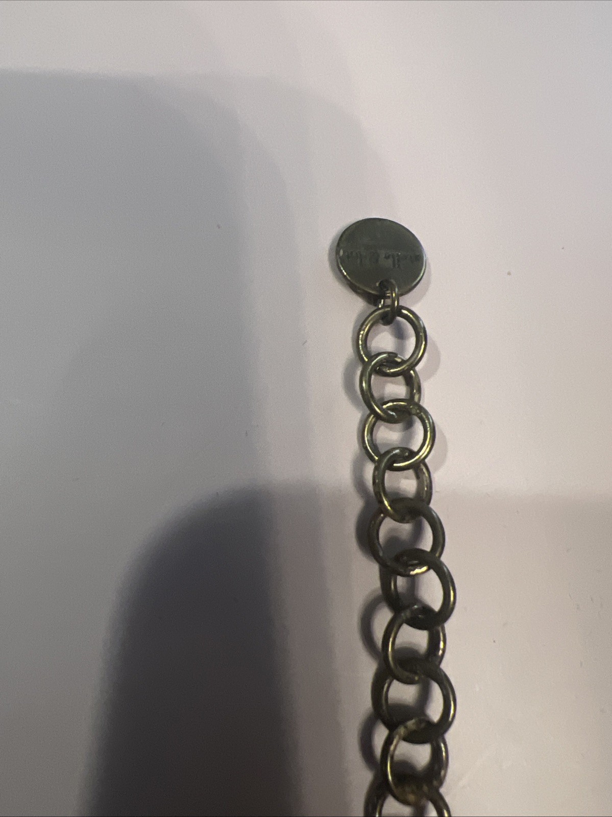 STELLA & DOT Designer Signed Gold Vintage & Faceted Stone Statement Necklace