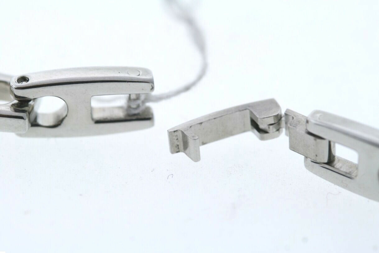 Men’s Stainless Steel 6.5mm Gear Link Necklace