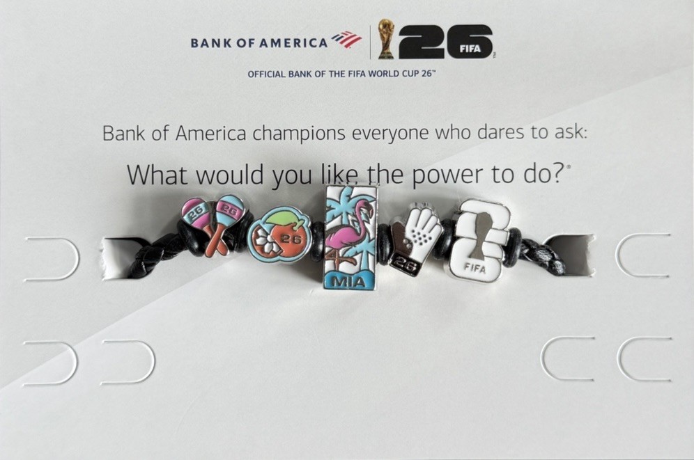 Bank of America FIFA World Cup 26 MIAMI Charm Bracelet