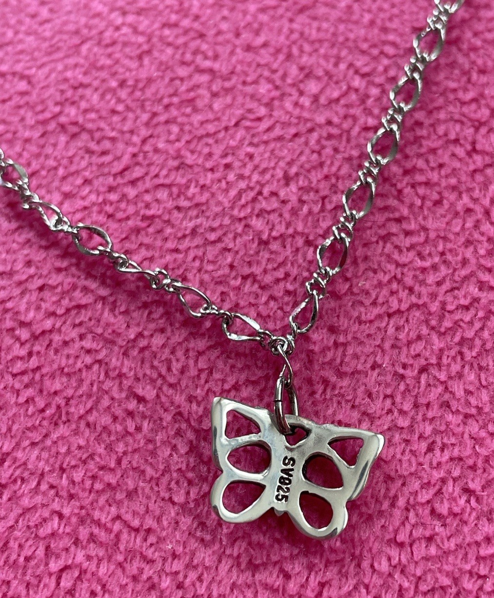 Hysteric Glamour Butterfly Anklet bracelet Sliver 925 SV925 with Can Case RARE