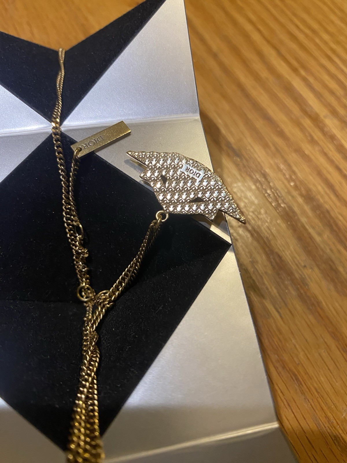 Dior x Jordan Wings Pendant Necklace