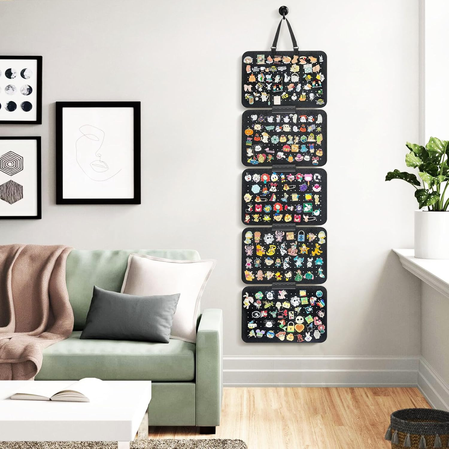 Hanging Pin Collection Display Panel, Detachable Enamel Pin Pages | Badge Collec
