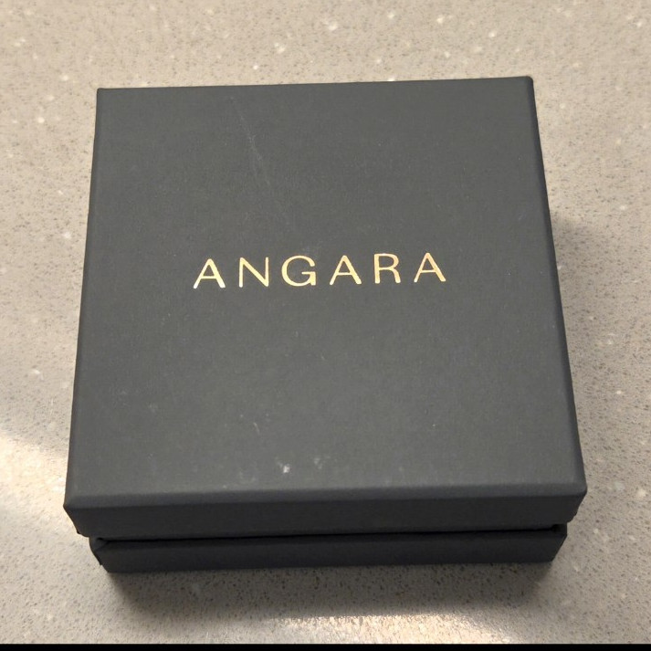 ANGARA Heart Charm Pendant Silver With Lab Grown Center Diamond