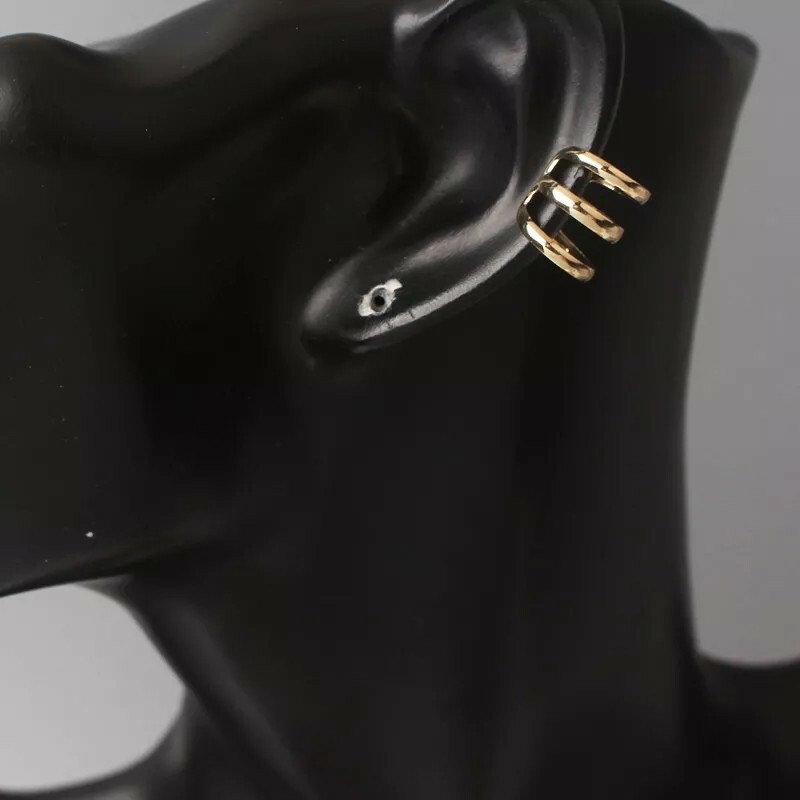 New style of ancient complex hollow U-shaped clip Earrings non pierced ear bone