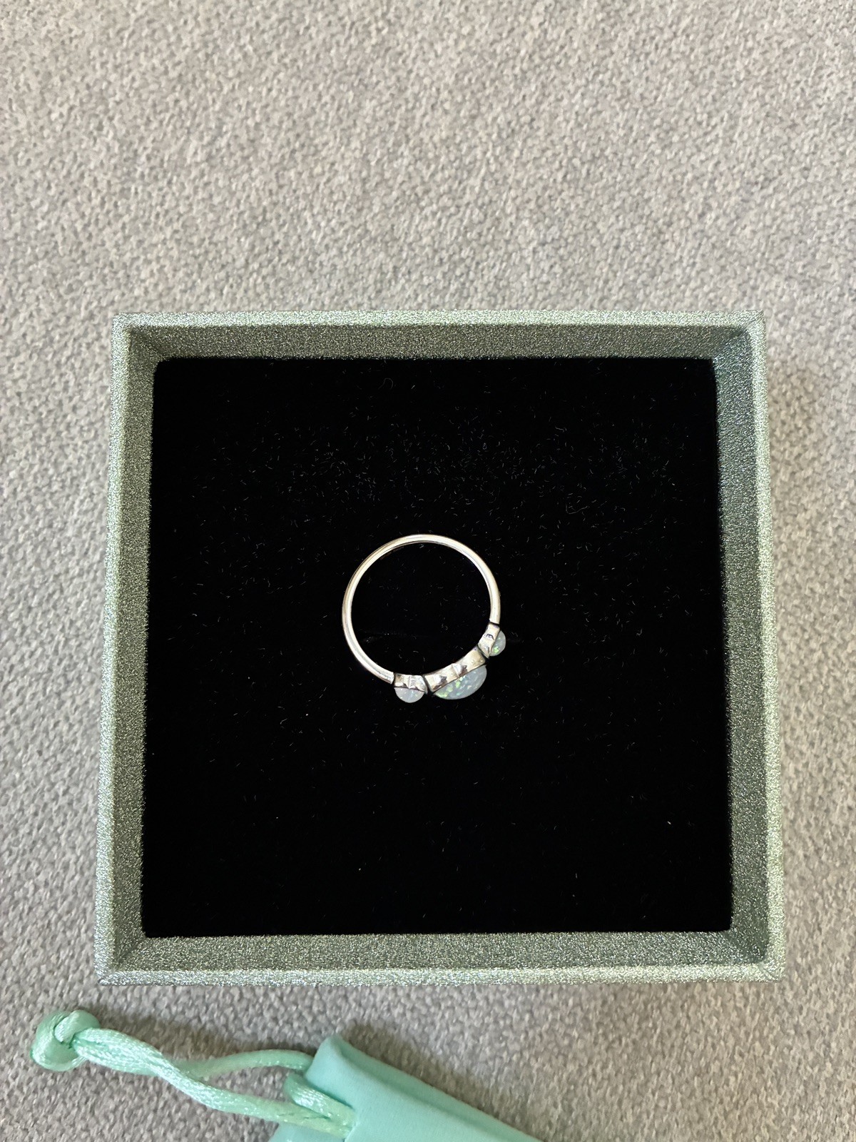 TAYLOR SWIFT THE SKY IS OPALITE HEART RING SIZE 9 SUMMER COLLECTION NEW IN-HAND