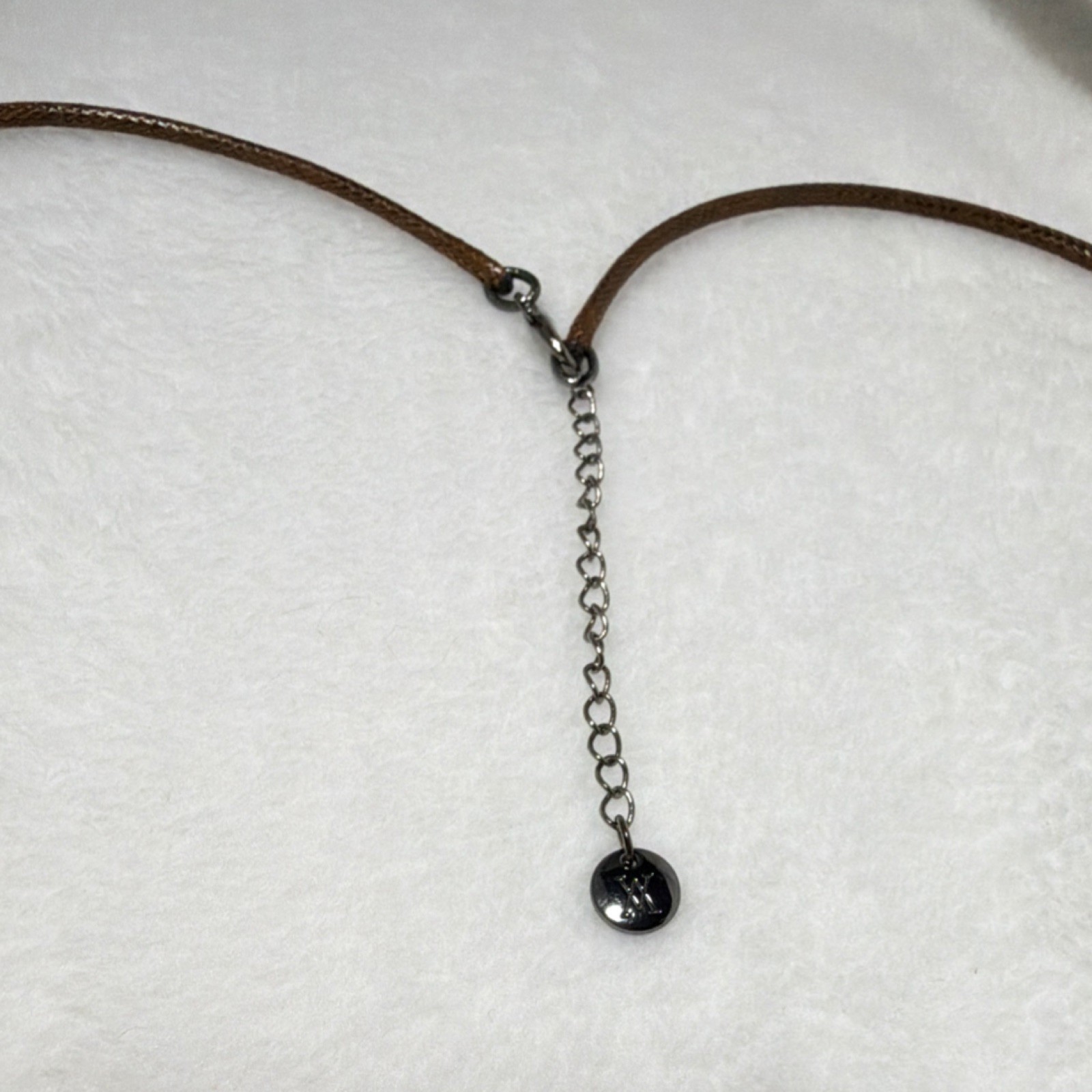 Blue Brown Beaded Statement Necklace Wood Resin Adjustable Lobster 19-24 in