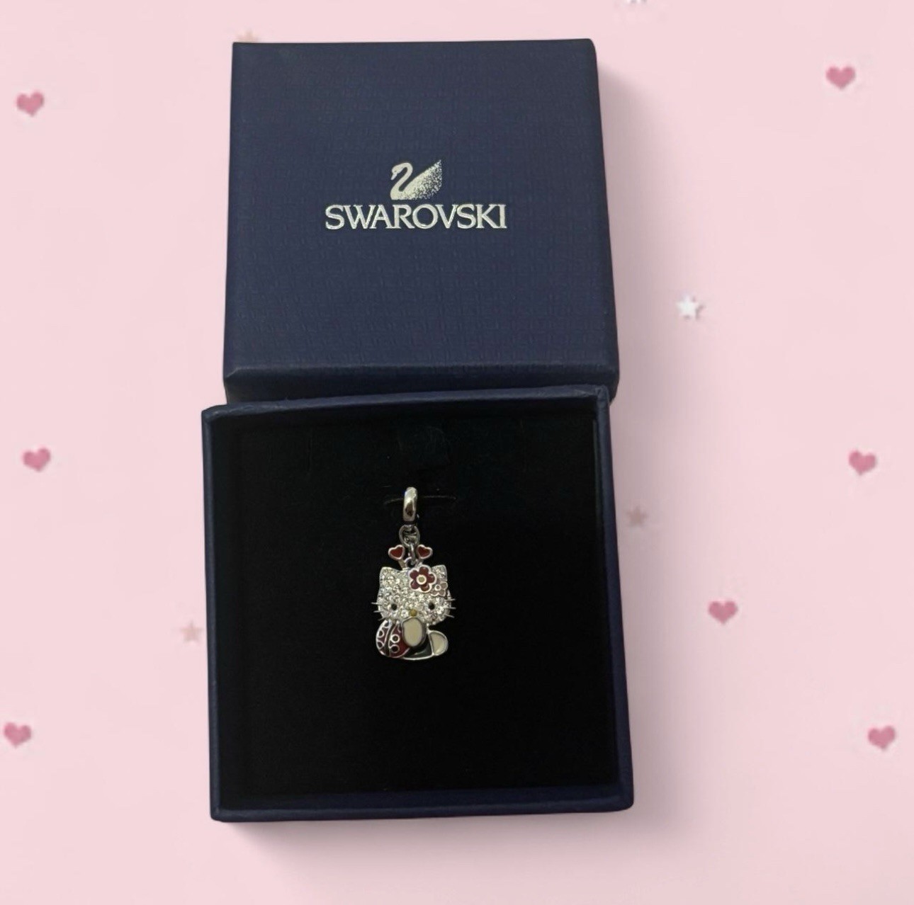Swarovski Sanrio Hello Kitty Ladybug Pendant