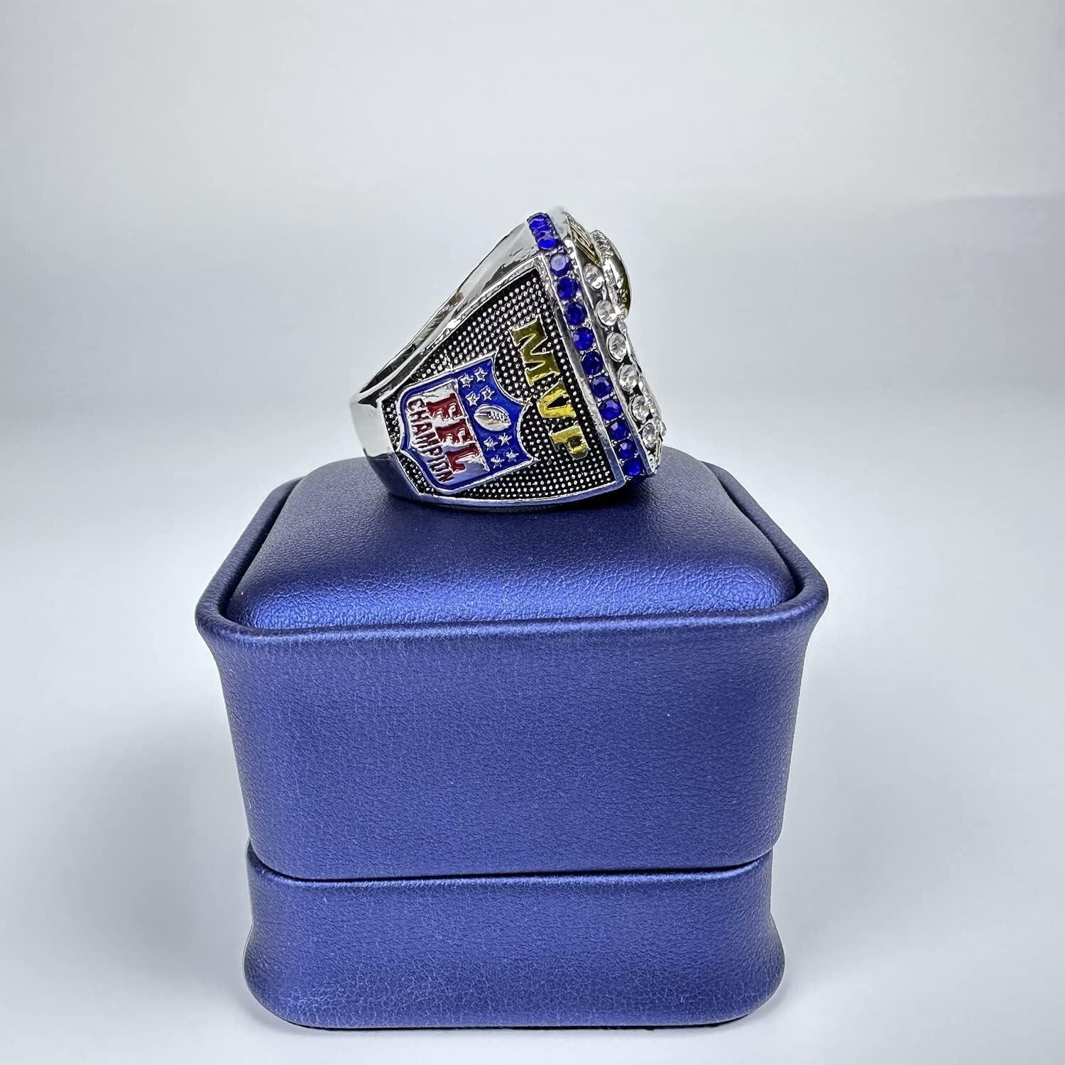 Fantasy Football Championship Ring – FFL Ring with Display Box SZ.11