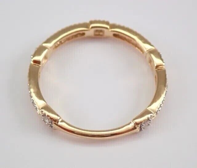 Round Cut Simulated Diamond Eternity Wedding Band Ring In 14k Yellow Gold Plated