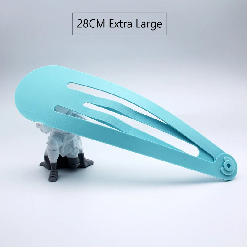 Oversized Hair Clip Giant Pink Dot Grip Bag Clothing Curtain Styling Barrette