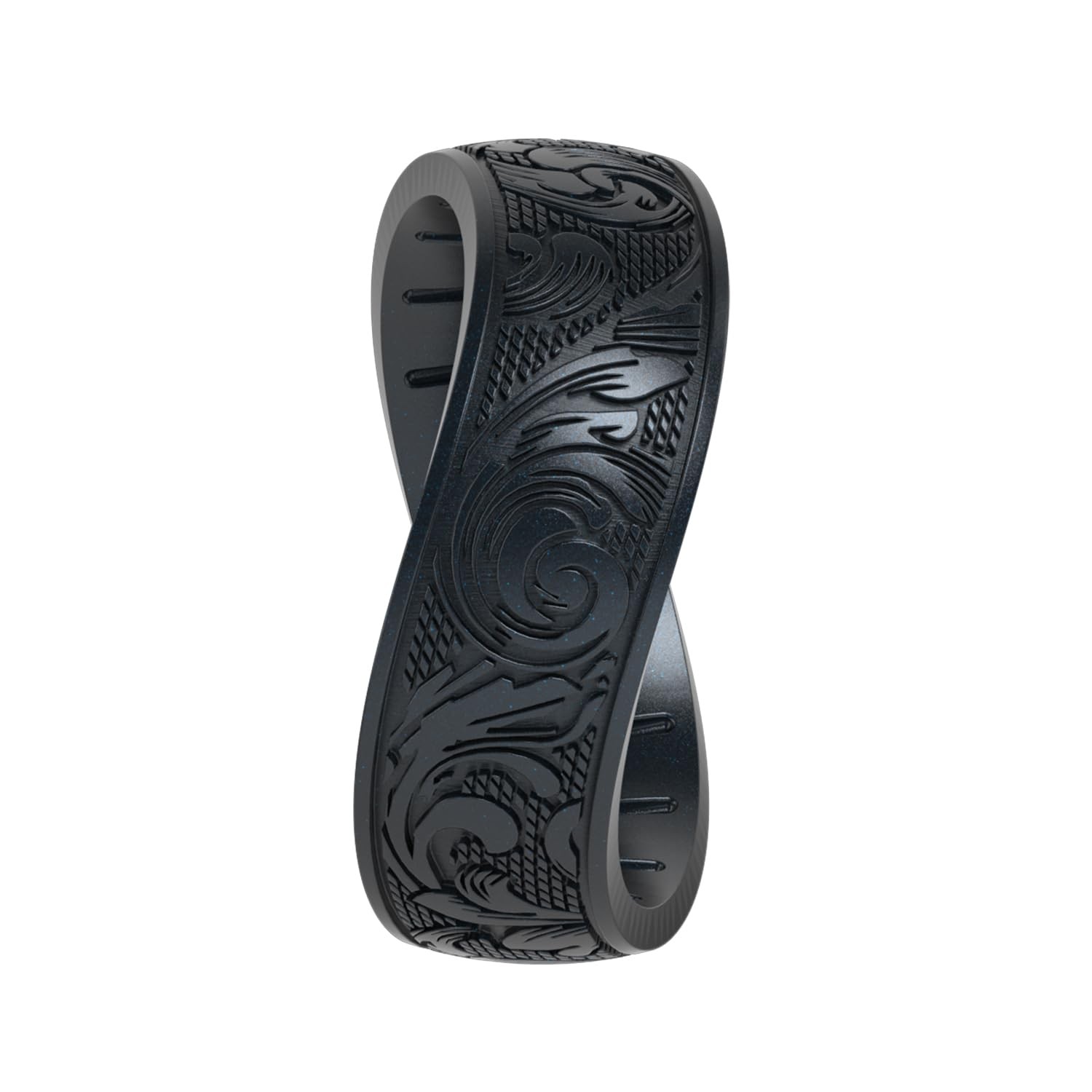Signature Etched Collection – Etched Silicone Rings – Comfortable and Flexibl…