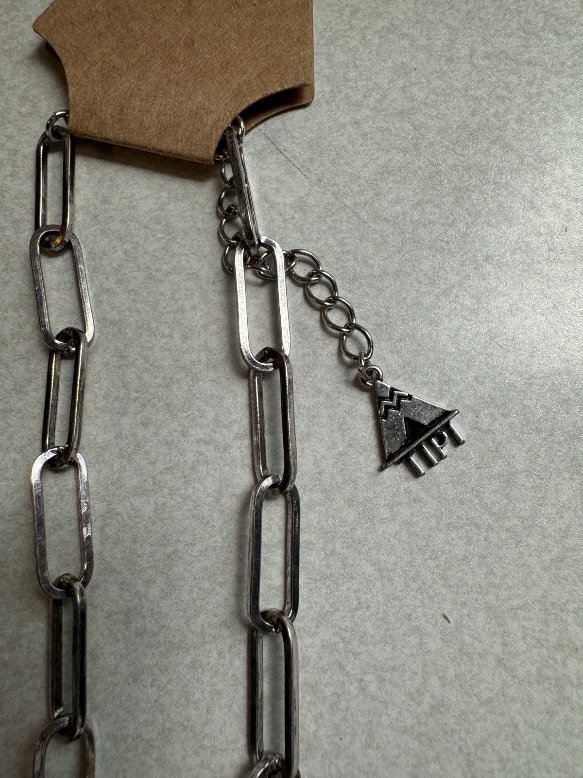Fidelity Horse Coin Silver Paperclip Necklace NEW **READ DESCRIPTION**