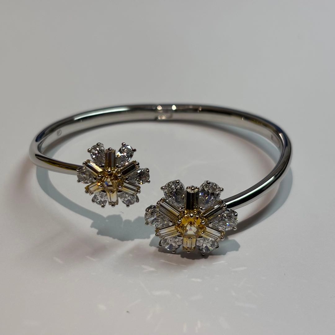 Swarovski Flower Chandelier Bangle Bracelet Not specified Used