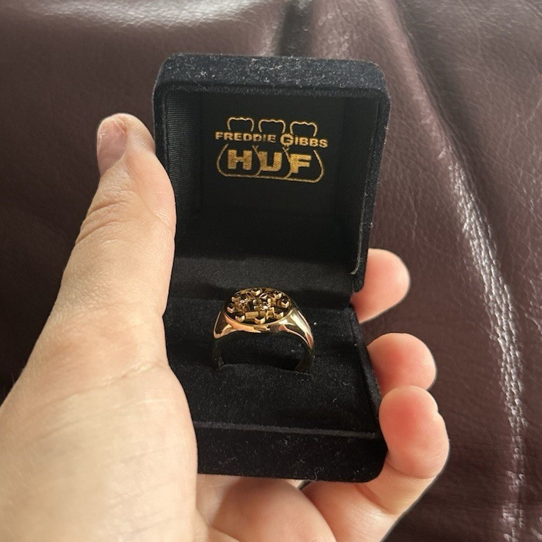 Freddie Gibbs Ring- NOT SURE WHAT SIZE