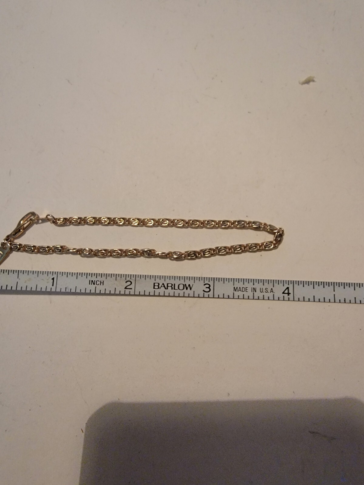 18k GP Stamped Gold Plated Chain Cuff Bracelet Tennis