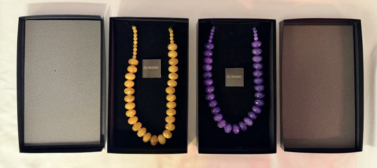 SEE PICS & DESCRIPTION! 2 R.J. Graziano Signature Necklaces Bought In July 2010
