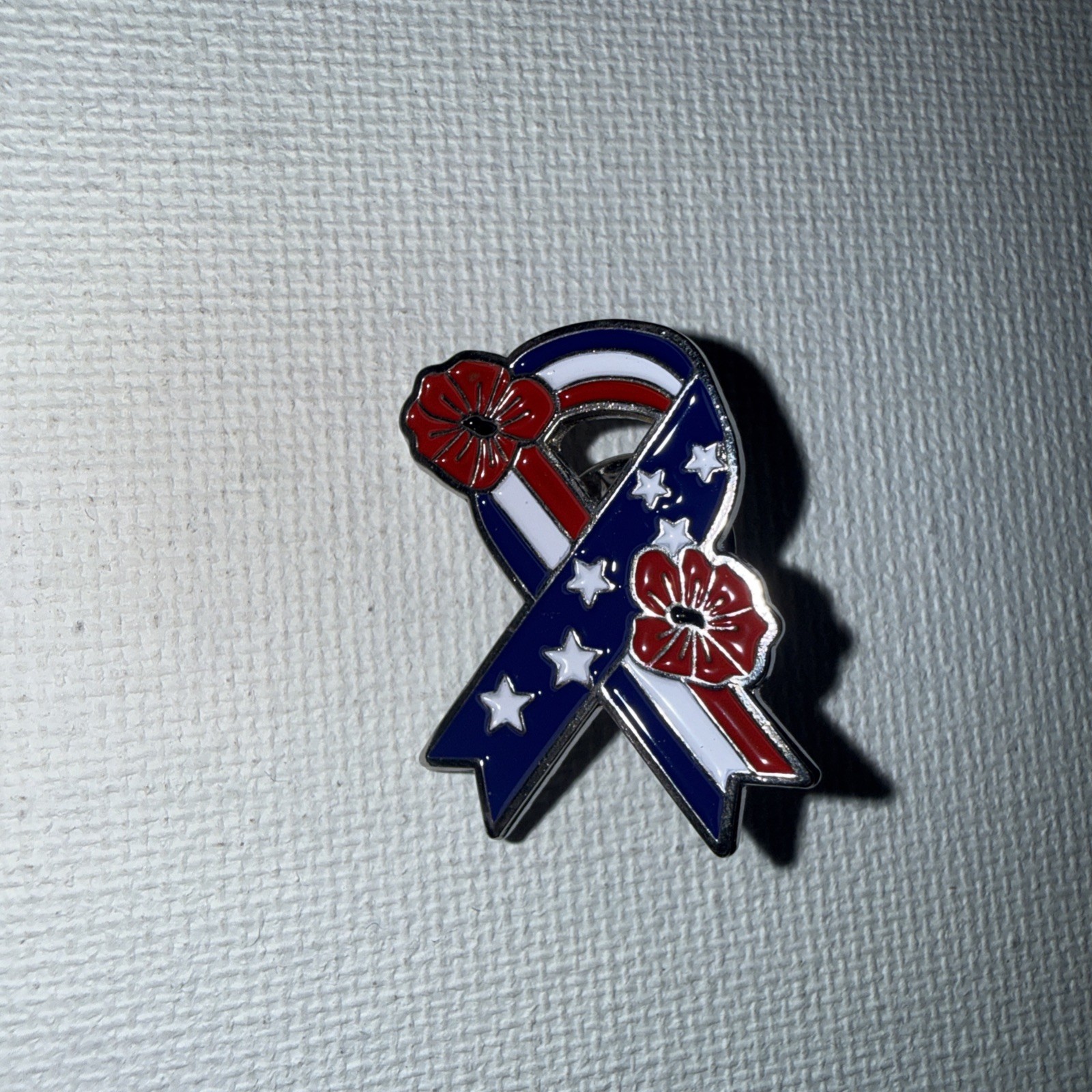 Red White And Blue Awareness Pin