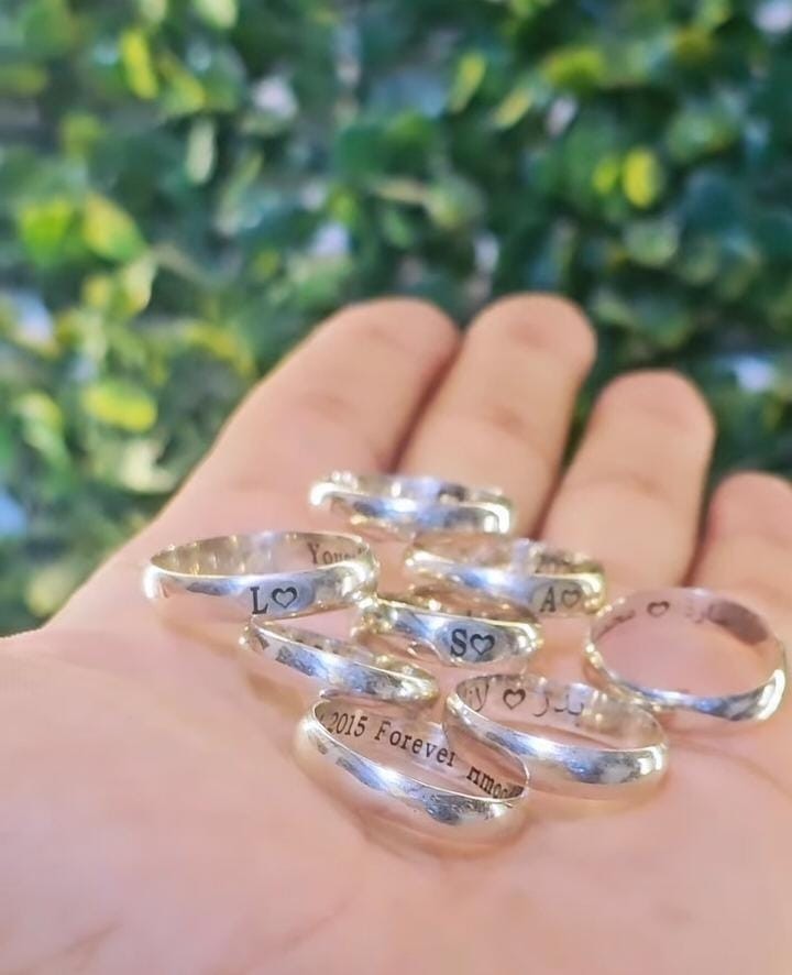 Custom Engraving Deposit – Design Your Own Jewellery – NOT Finished Item