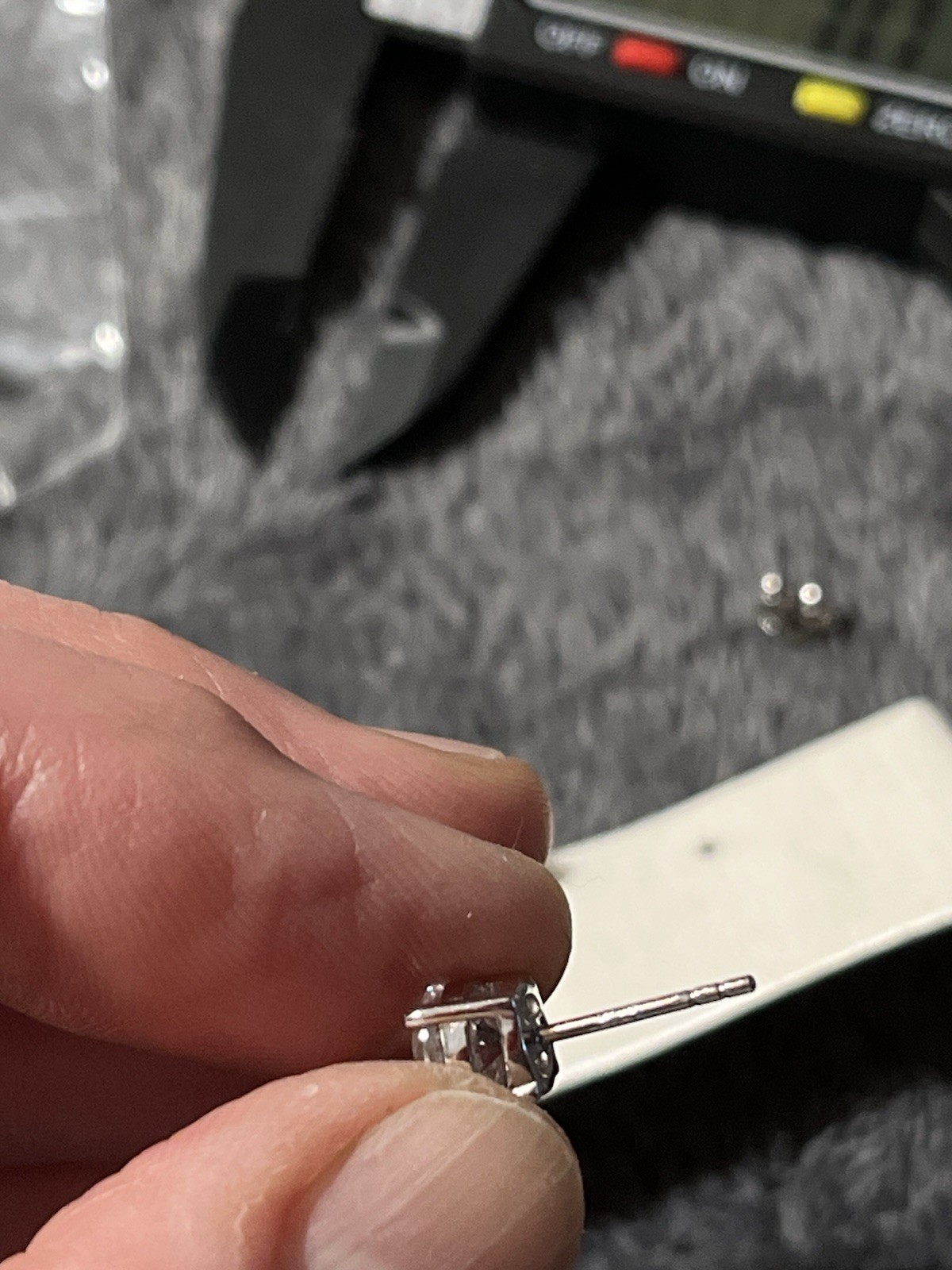 1.5Ct Round Brilliant Cut CZ Crystal on Signed 925 Sterling Silver Stud Earrings