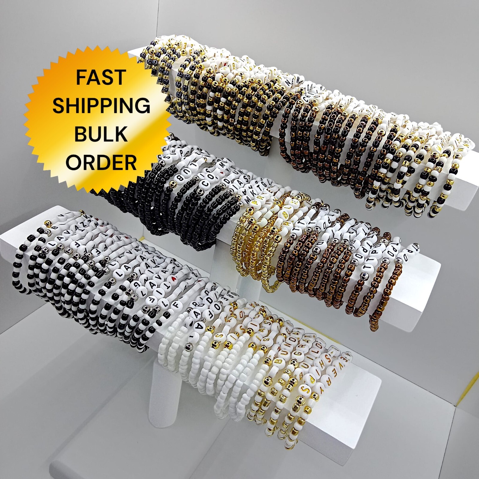 Custom Name Bead Bracelet/Name Bracelet/Personalized Bracelet/Birthday Gift
