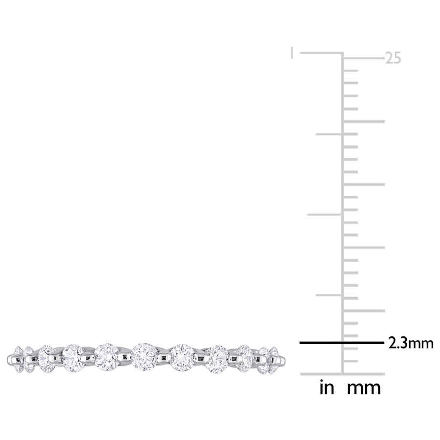 AMOUR 1 CT TW Diamond Eternity Band in Platinum