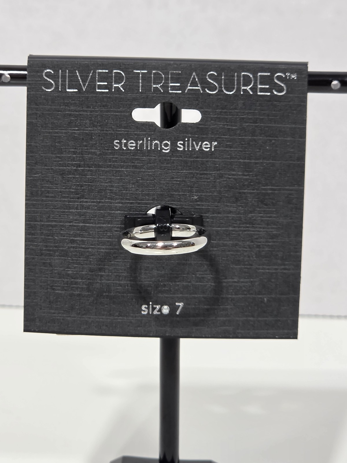 Silver Treasures 925 Sterling Silver Ring For Women SZ 7