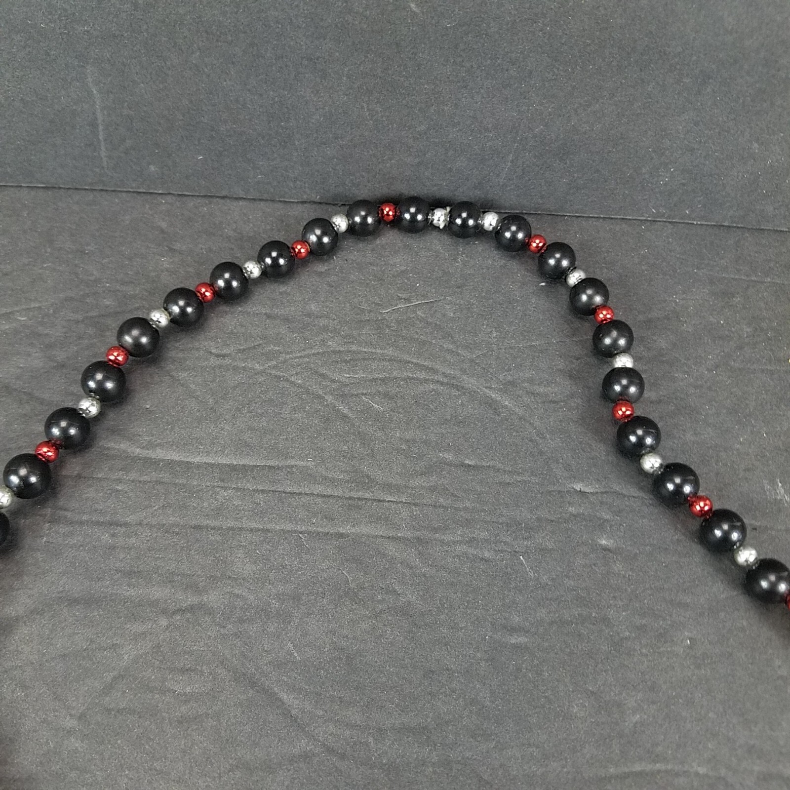 Skull and Motorcycles 36″ Necklace Mardi Gras Beads Plastic Resin