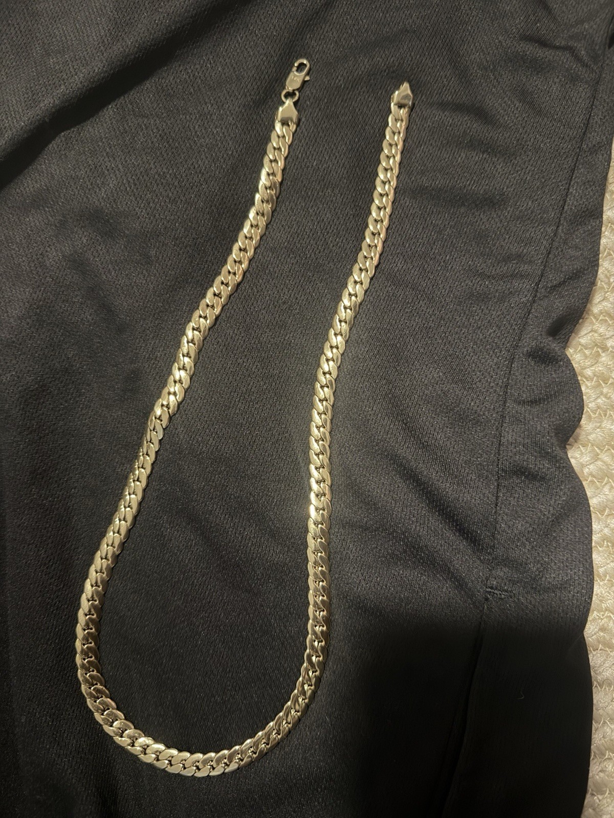 24” 6mm Gold Plated Miami Cuban Link Chain Necklace Men’s Hip Hop Stainless Stew