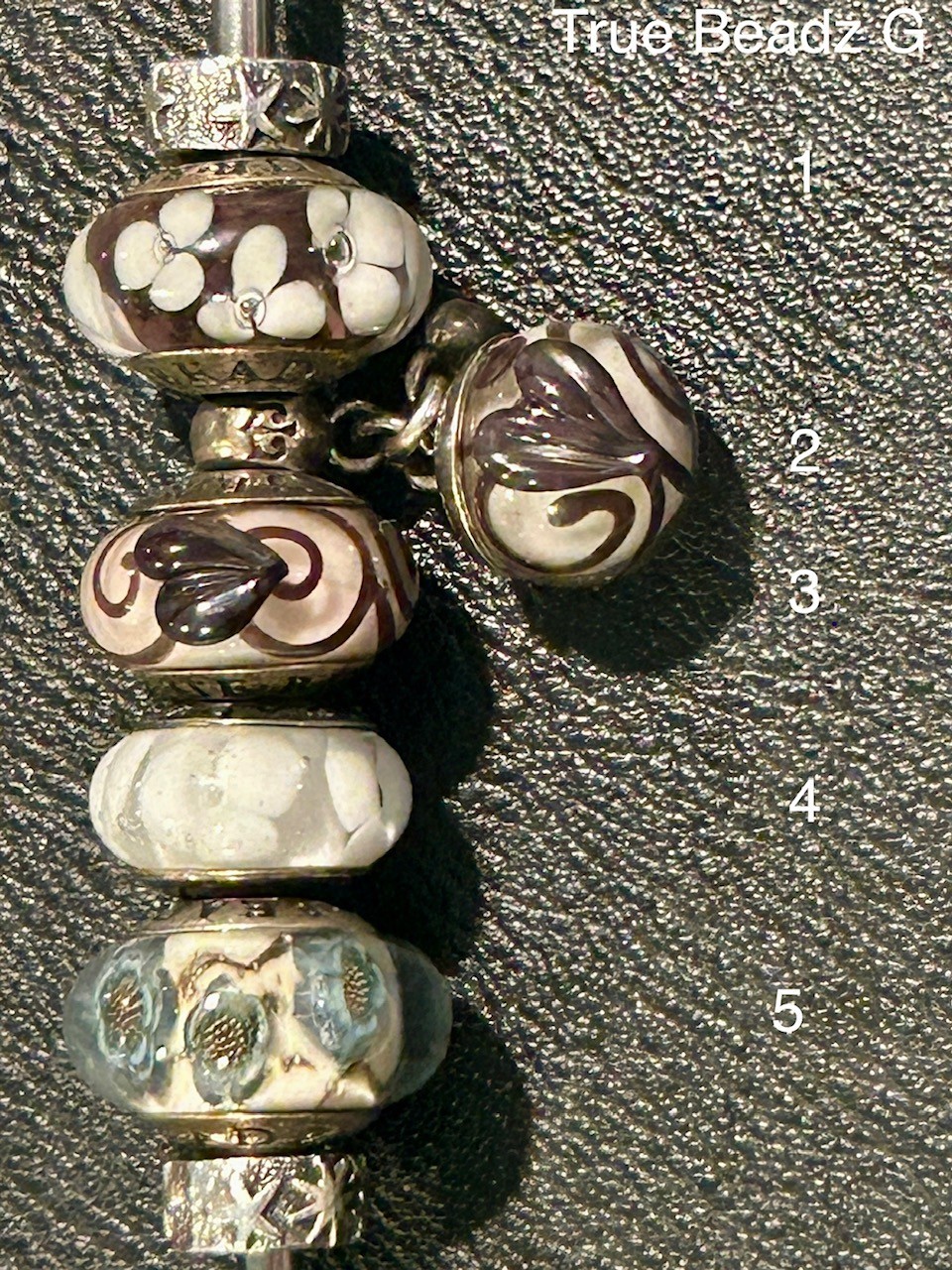 TRUE BEADZ- G Deep Purple and Ivory Romance Collection – Buy 5, Get 6th free