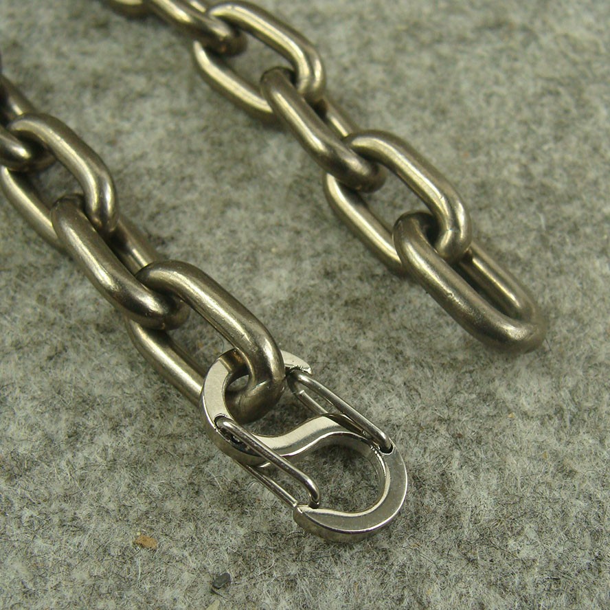 Bold Titanium Anti allergy Necklace 9.5mm thick Oval link Chain H895