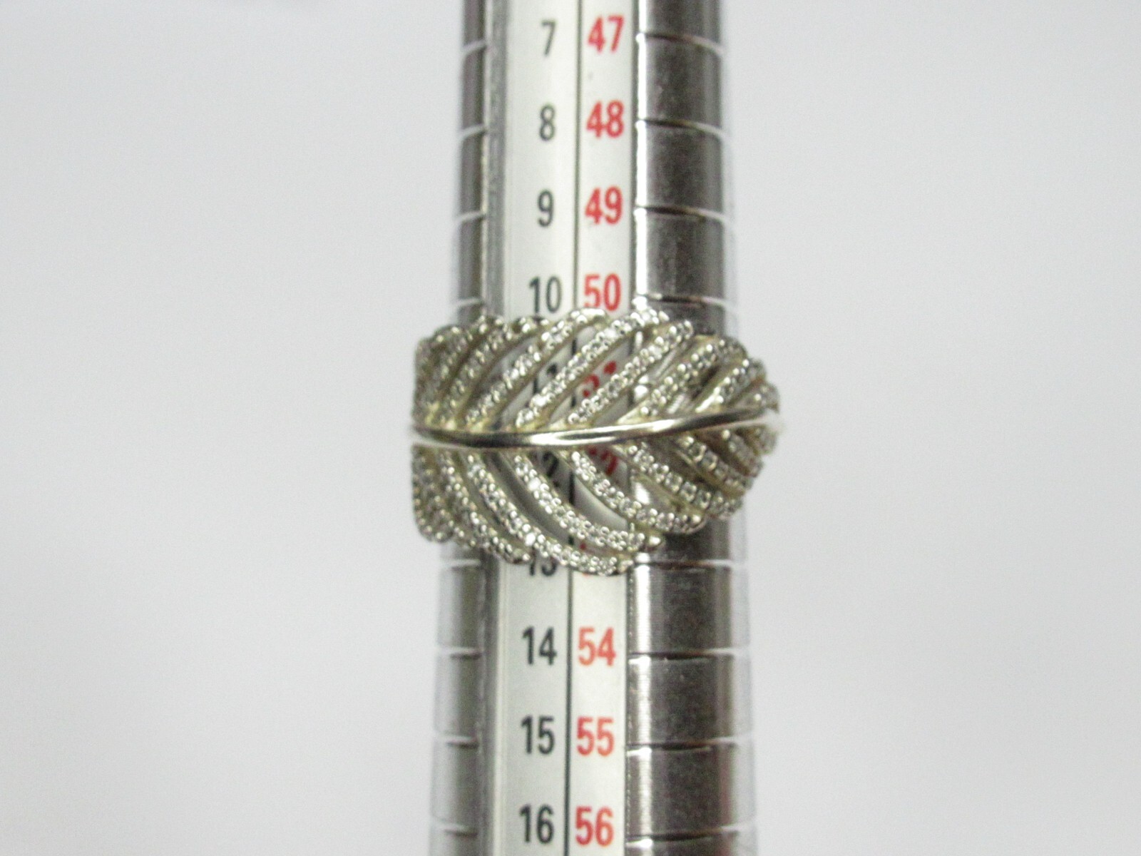 PANDORA Sterling silver 925 ring, cubic zirconia, 3,25 gr, size 5,75.