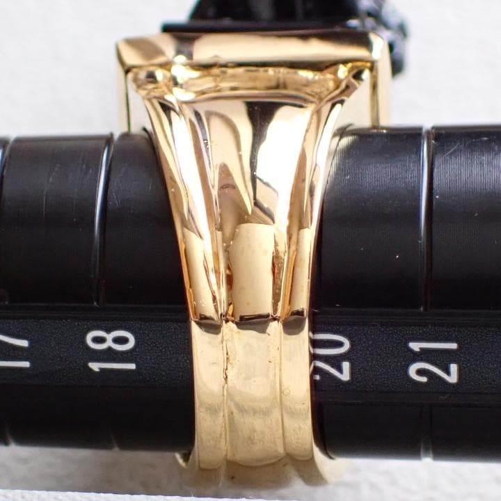 AMBUSH Beethoven Ring Black Gold Size 19.5 Pouch Included Used japan used