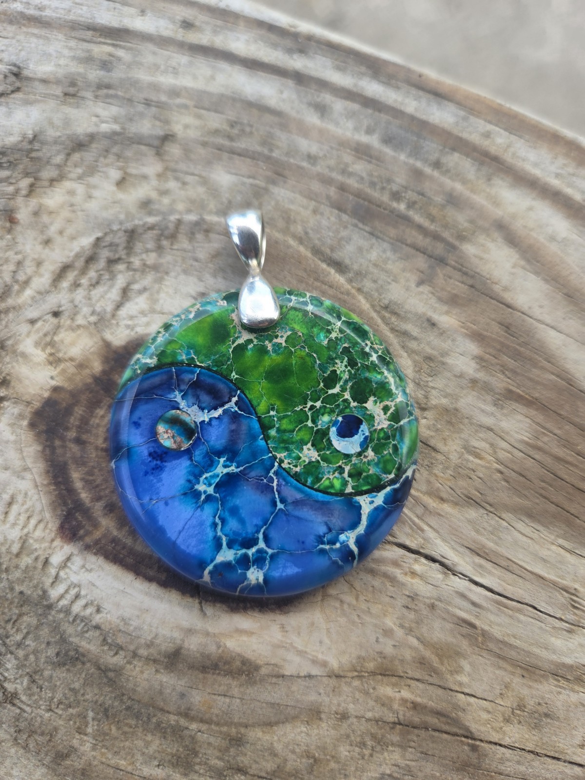 Yin Yang Jasper Pendant P31