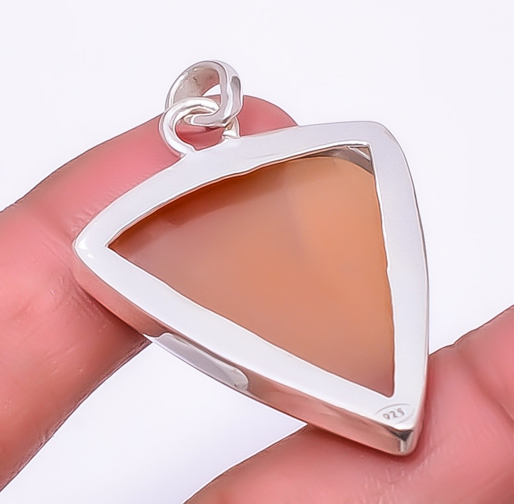 Moonstone – Sri Lanka 925 Sterling Silver Pendant 1.76″ P1972932, Christmas Gift