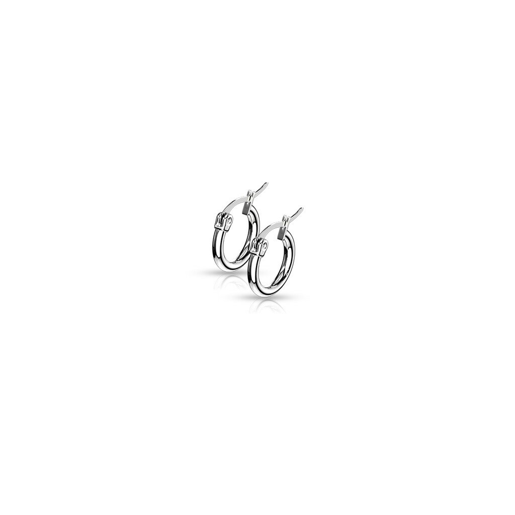 Hoop Earrings Stainless Surgical Steel Hypoallergenic Select Size