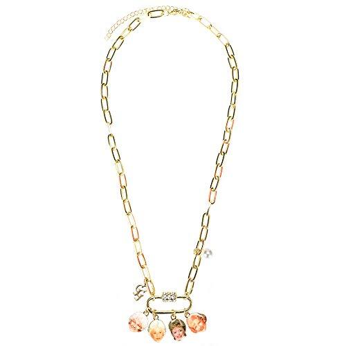 Golden Girls Multi-Charm 18″ Necklace with Adjustable 3″ Extender