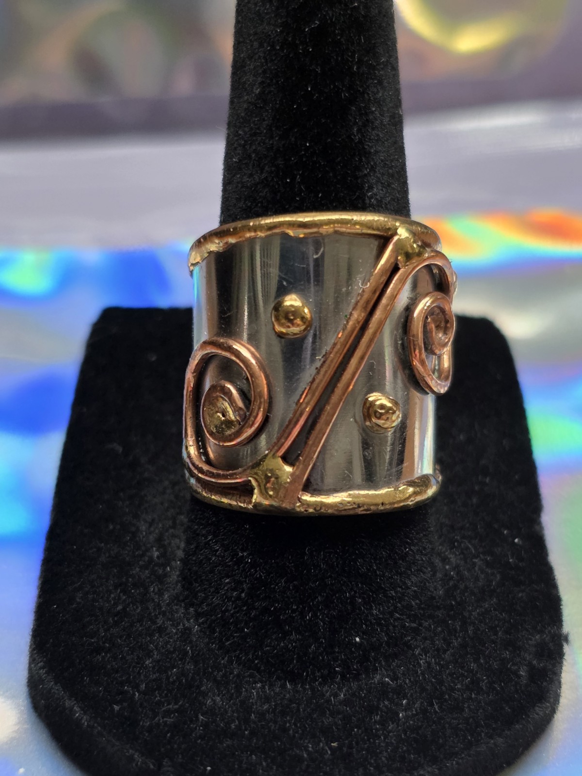 Ring Brass & Copper Cuff Item# 0065