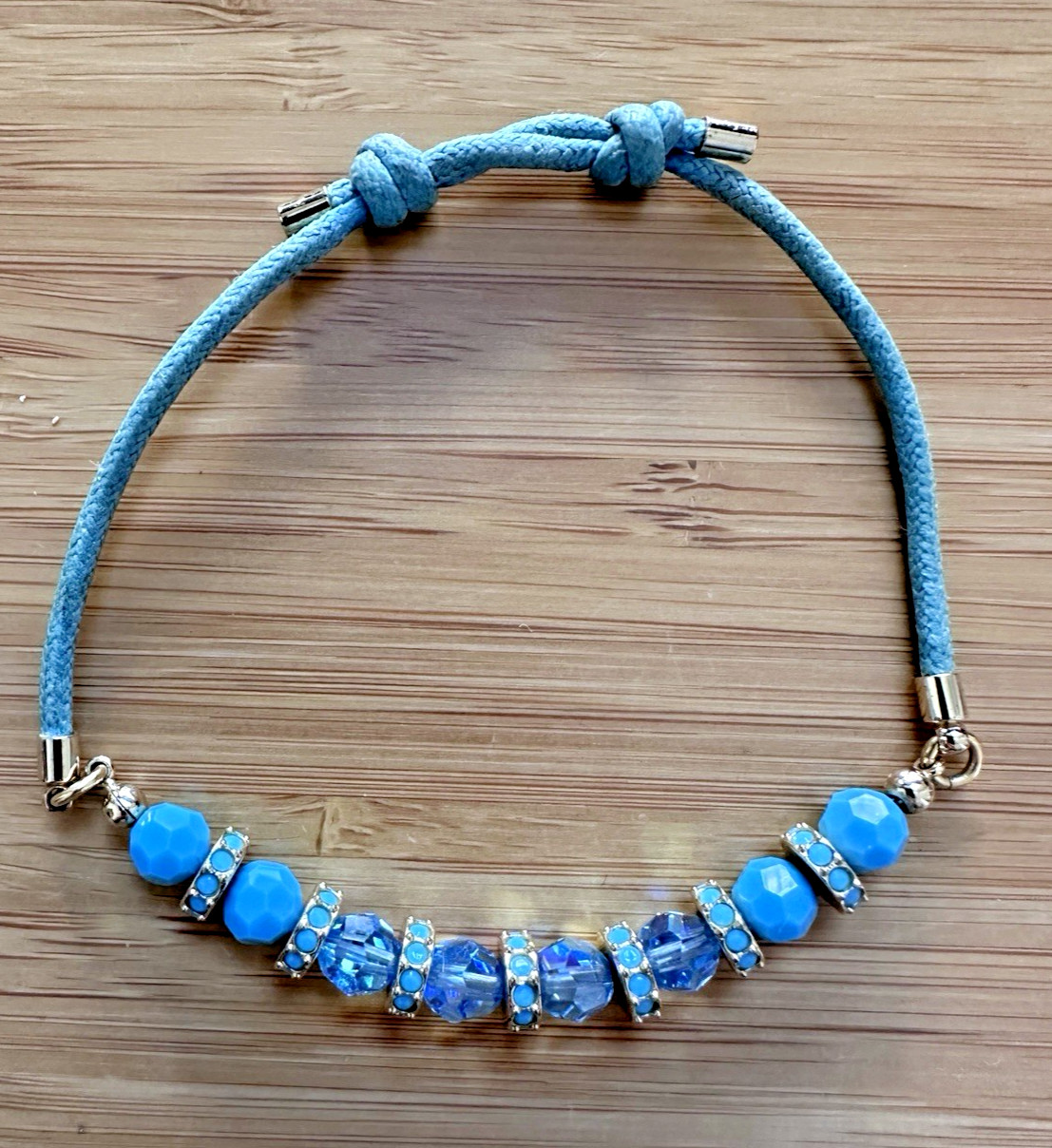 Swarovski Polly Bracelet Aqua 20CM #5000815 Indicolite Blue Opal Stackable