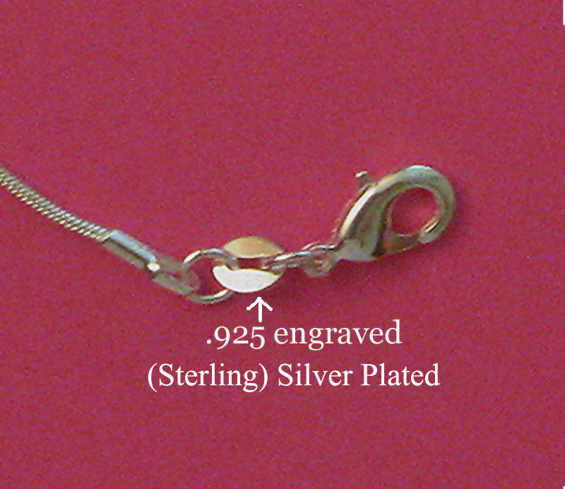 925 1mm Silver Plated Snake Chain Necklace 16″ 18″ 20″ 22″ 24″
