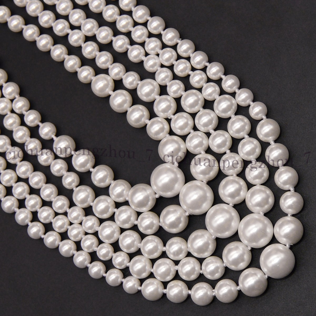 Fashion Jewelry 8/10mm Gemstone Round Beads Tortoise Pendant Necklace 18”