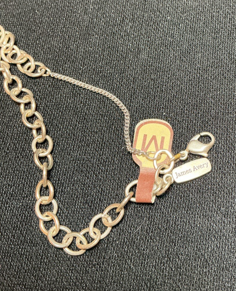 NWT James Avery Sterling Silver Charm Bracelet No Charms 6.25″ 8 grams