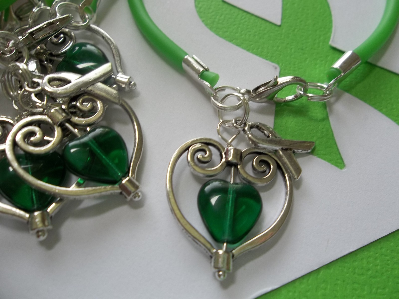LYMPHOMA CANCER AWARENESS ‘SUPPORT WITH LOVE’ BRACELETS – 6 COUNT