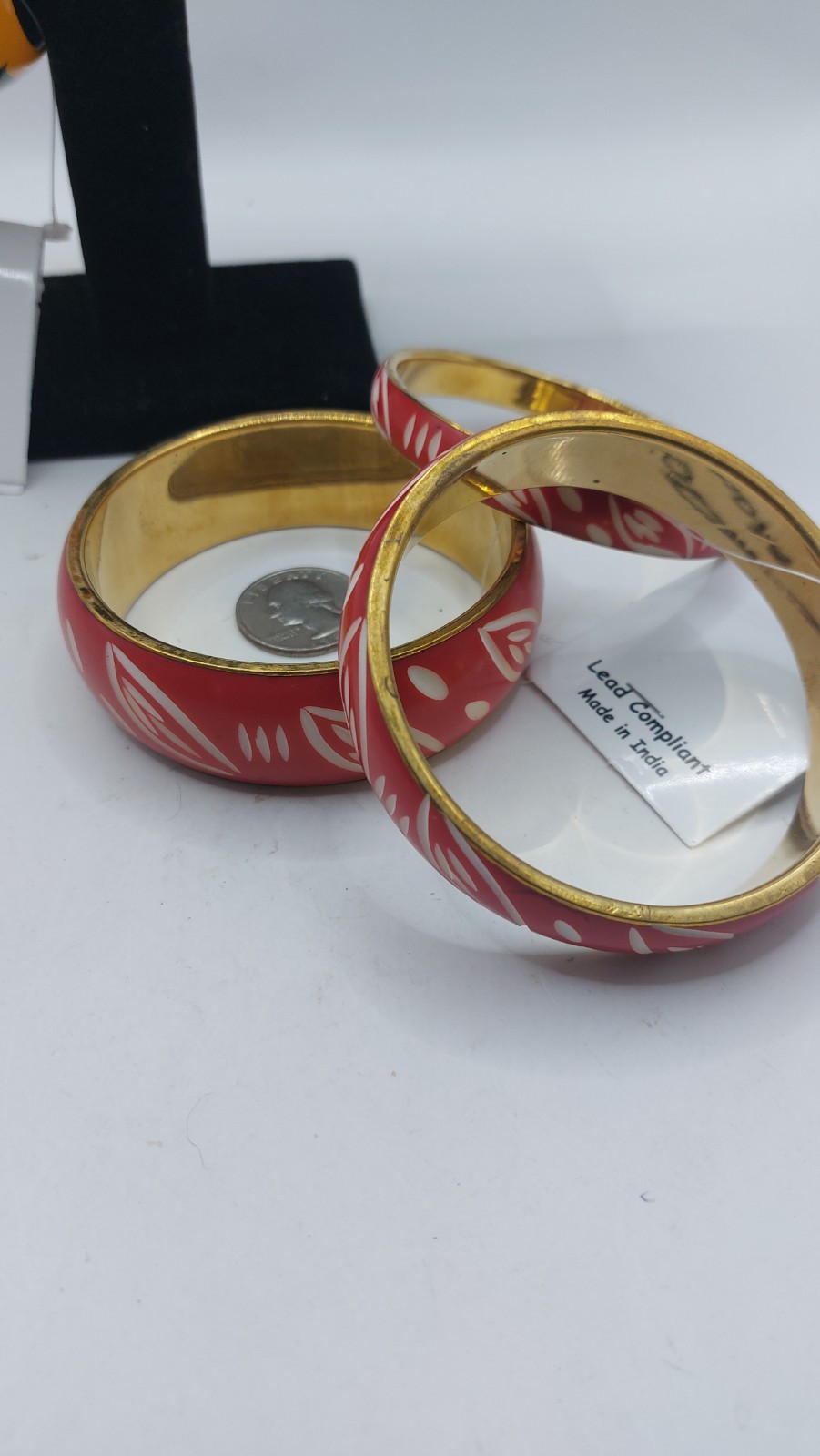 Lot 5 Summer Bangles Red White Yellow Green NWT