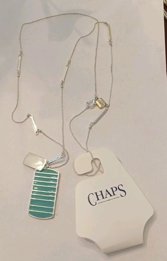 Ralph Lauren Chaps Dog Tag Necklace